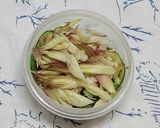 きゅうりと茗荷のナムル風作り方1写真