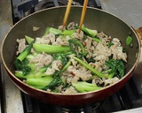 青梗菜と豚肉のみそ炒め作り方6写真