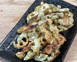 カリカリ＊蓮根の磯部フライ作り方4写真