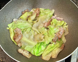 豚バラ肉とレタスのオイスターソース炒め作り方5写真