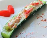 まるでフレンチ!キュウリのロングボート♡作り方10写真