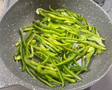 ピーマンの塩昆布炒め作り方2写真