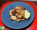 鶏肉としいたけのにんにくバター醤油焼き作り方8写真