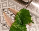 カマスの大葉巻きポテトチーズを添えて作り方1写真