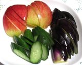キュウリとナスと林檎のヨーグルト味噌漬け作り方5写真