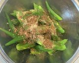 おくらの胡麻和え作り方5写真