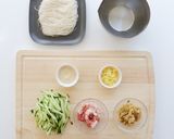 きゅうりとザーサイのさっぱりビーフン作り方2写真