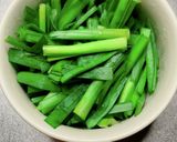 玉ねぎ麹入！豚こまニラ卵のポークチャップ作り方3写真