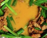 玉ねぎ麹入！豚こまニラ卵のポークチャップ作り方5写真
