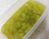 ずいきとオクラで簡単中華スープ作り方6写真