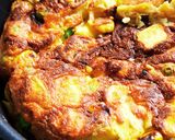 映え♪サツマイモのスパニッシュオムレツ作り方6写真