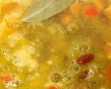 ひき肉とミックスビーンズのカレースープ作り方5写真