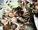 黒舞茸たっぷり和風パスタ作り方2写真