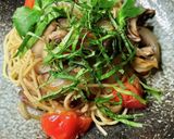 黒舞茸たっぷり和風パスタ作り方6写真