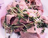 簡単★スライス豚肉と豆苗の炒め物作り方4写真