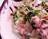簡単★スライス豚肉と豆苗の炒め物作り方5写真