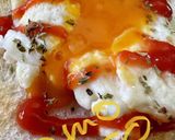 簡単⁈フタなしで☆目玉焼きトースト☆作り方4写真