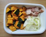 レンジで時短♪塩麹ジャーマンパンプキン作り方1写真