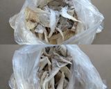 簡単おつまみ☆カリカリ舞茸・海苔塩味。作り方4写真