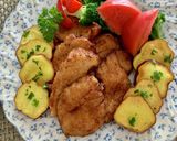 さつま芋と鶏むねの竜田揚げ♪作り方7写真