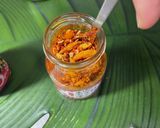 簡単美味い♡食べる柿の種ラー油作り方3写真