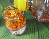 簡単美味い♡食べる柿の種ラー油作り方5写真