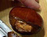 無水鍋で炊く 栗ご飯 もち米入り作り方3写真
