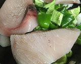 めかじきとピーマンのオイスターソース炒め作り方1写真