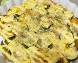 カボチャとズッキーニのチーマヨカレー焼き作り方4写真