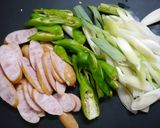 簡単！シャウエッセンのチーズキムチ炒め作り方1写真