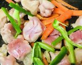 ピーマン＆ニンジン●鶏肉のバター炒め作り方2写真