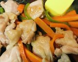 ピーマン＆ニンジン●鶏肉のバター炒め作り方3写真