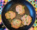 豚ひき肉のつくね＼ニラ肉／焼き鳥タレ味作り方4写真