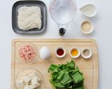 ひき肉と豆腐の具だくさんビーフン作り方2写真