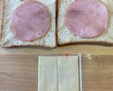 レトルトカレーで♪ハムチーズホットサンド作り方3写真
