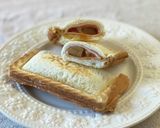 レトルトカレーで♪ハムチーズホットサンド作り方8写真