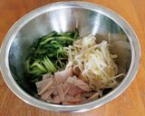 きゅうりともやしの中華サラダ。簡単☆作り方3写真