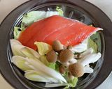 秋鮭と野菜たっぷりレンジ蒸し作り方2写真