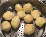 すいとん風蒸しじゃが芋と炊き合わせ作り方2写真