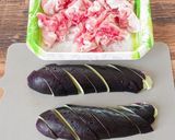 ☆簡単☆豚バラとなすの旨辛丼作り方1写真