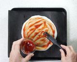 パパッと米粉のローカロリーピザ作り方4写真