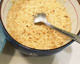 The日本人の夜ご飯(鮭、とろろ)作り方3写真