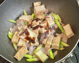 厚揚げと豚バラ肉のオイスターソース炒め作り方4写真