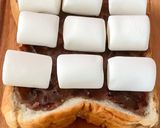 あんこと抹茶のマシュマロトースト作り方1写真