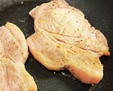 梨のソース 〜豚ロースステーキ作り方5写真
