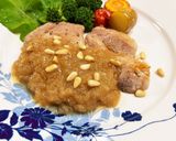 梨のソース 〜豚ロースステーキ作り方7写真