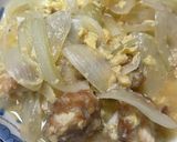 余った唐揚げで親子丼の頭おつまみ作り方7写真