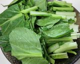 ツナと小松菜のふわふわ卵炒め作り方1写真