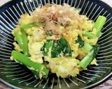 ツナと小松菜のふわふわ卵炒め作り方5写真