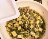 うマーボー！緑の麻婆豆腐☆あっさり生姜味作り方6写真